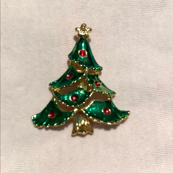 Jewelry Christmas Tree Lapel Pin Poshmark